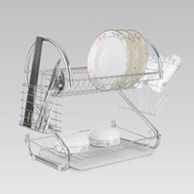 Scolapiatti da Lavandino Feel Maestro MR-1025-53 Argentato Acciaio inossidabile Plastica