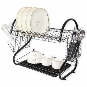Scolapiatti da Lavandino Feel Maestro MR-1025-53 53 x 39 x 24 cm Nero