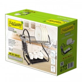 Scolapiatti da Lavandino Feel Maestro MR-1025-53 53 x 39 x 24 cm Nero