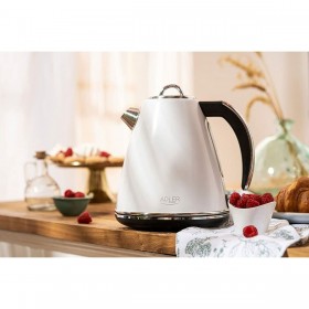 Bollitore Adler AD 1341 Bianco Acciaio inossidabile 2200 W 1,5 L