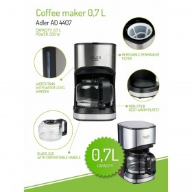 Caffettiera Americana Adler AD 4407 550 W 700 ml