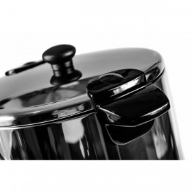 Bollitore Elettrico con Teiera Adler CR 1259 Nero Acciaio inossidabile 1650 W 20 L