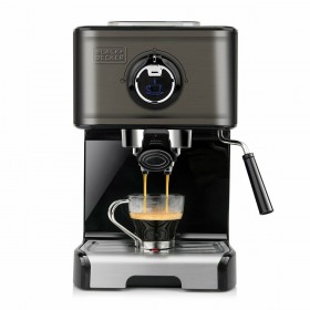 Caffettiera Express a Leva Black & Decker ES9200010B Nero Argentato 1,2 L