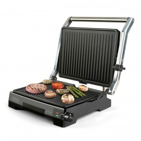 Piastra Grill Elettrica Black & Decker BXGF2200E Nero Alluminio 2200 W