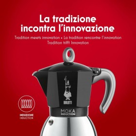 Caffettiera Italiana Bialetti 0006936 Nero Acciaio inossidabile Alluminio 300 ml 6 Tazze