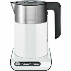 Bollitore BOSCH TWK8611P 2400 W Bianco Grigio Antracite plástico,acero inoxidable 2400 W 1,5 L