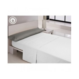 Federa Happy Home LISOS COTTON Grigio Osimano 144 Fili 45 x 100 cm