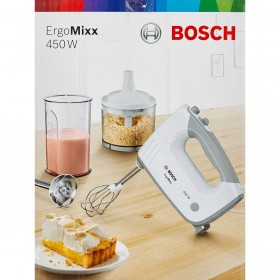 Frullatore ad Immersione BOSCH MFQ36480 Bianco Grigio 450 W