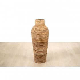 Vaso da pavimento Alexandra House Living Naturale Fibra naturale 35 x 90 x 35 cm