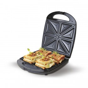 Piastra Grill Elettrica Camry CR 3023 Nero Grigio Argentato 1100 W 1500 W
