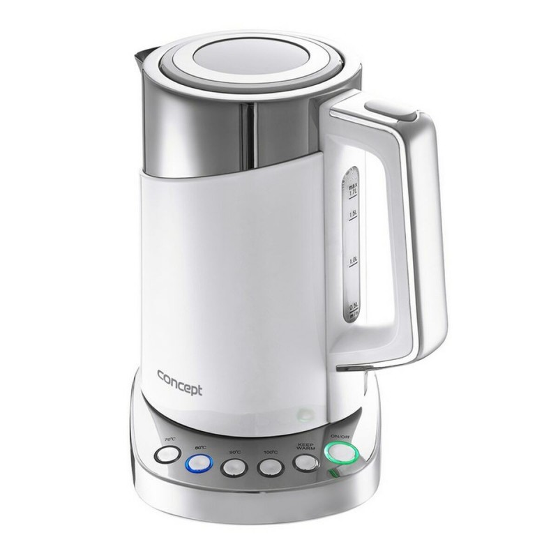 Bollitore Concept RK3170  Bianco plástico,acero inoxidable 2200 W 1,7 L