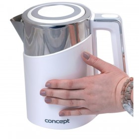 Bollitore Concept RK3170  Bianco plástico,acero inoxidable 2200 W 1,7 L