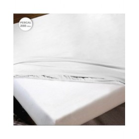 Lenzuolo con angoli aderenti Hosteline IRIS PREMIUM Bianco Ala francese