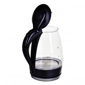 Bollitore Esperanza Nero Vetro Plastica 2200 W 1,7 L