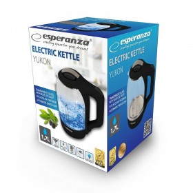 Bollitore Esperanza EKK025K  Nero Multicolore Vetro Plastica 1500 W 1,7 L
