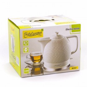 Bollitore Feel Maestro MR-067 Bianco Ceramica 1200 W 1,2 L