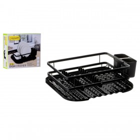 Scolapiatti da Lavandino Feel Maestro MR-1024 36,5 x 40 x 15 cm Nero