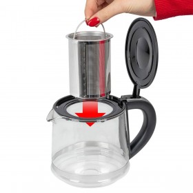 Bollitore Elettrico con Teiera Proficook PC-TKS 1056 Acciaio 2250 W Acciaio inossidabile 1,7 L