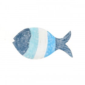 Centrotavola Romimex Azzurro Pesce 30 x 3 x 20 cm
