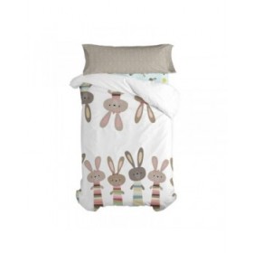 Lenzuolo con angoli HappyFriday MOSHI MOSHI Multicolore 105 x 200 x 32 cm