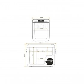 Frigo Portatile Yolco KX40 GREEN Nero