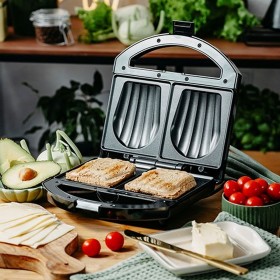 Piastra Grill Elettrica Adler AD 3069 Nero