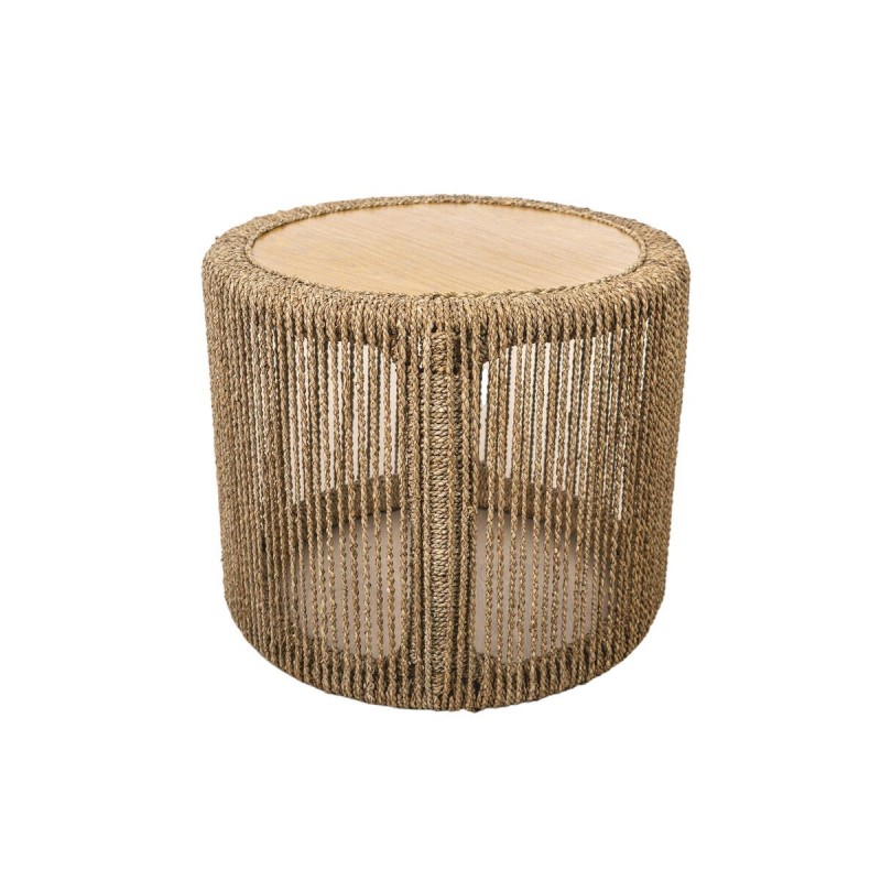 Tavolo aggiuntivo Romimex Marrone Rattan 60 x 50 x 60 cm
