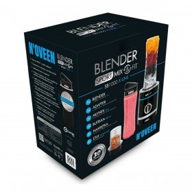 Frullatore N'oveen SB1000 Nero 300 W 600 ml