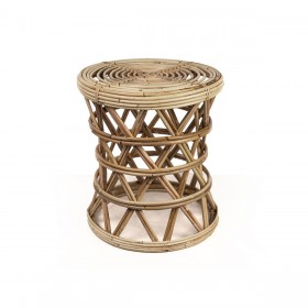 Tavolo aggiuntivo Romimex Naturale Rattan 35 x 40 x 35 cm