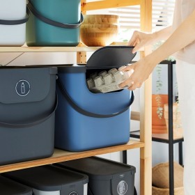Recipiente-contenitore Rotho Albula Azzurro 40 L Rettangolare
