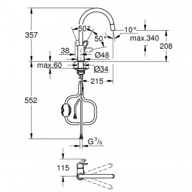 Rubinetto Monocomando Grohe 30549000 Metallo