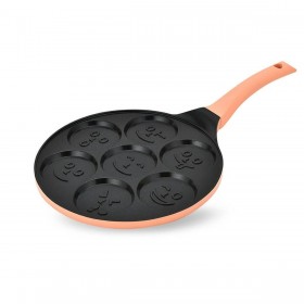 Padella Feel Maestro MR-1222-B SMILE Nero Arancio Alluminio Ø 26 cm