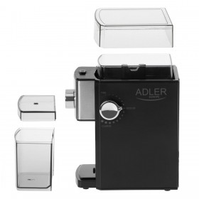 Macinino Elettrico Adler AD 4448 Nero Argentato 150 W 300 W 250 g