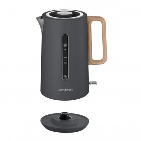 Bollitore Concept RK3370 Grigio Acciaio inossidabile 1850-2200 W 1,7 L