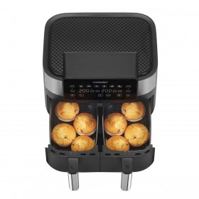 Friggitrice ad Aria Concept FR8000 Nero Argentato 2850 W 8 L