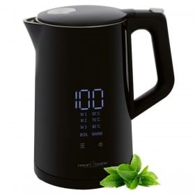 Bollitore Proficook PC-WKS 1243 Nero Acciaio inossidabile 2200 W 1,7 L