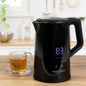 Bollitore Proficook PC-WKS 1243 Nero Acciaio inossidabile 2200 W 1,7 L