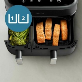 Friggitrice ad Aria Philips NA351/00 Nero Argentato 2750 W 9 L