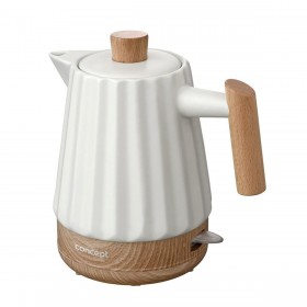 Bollitore Concept RK0090 Bianco Ceramica 1500 W 1,5 L
