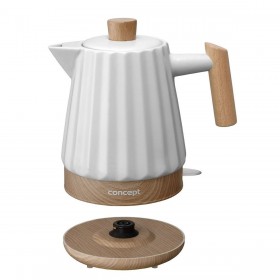 Bollitore Concept RK0090 Bianco Ceramica 1500 W 1,5 L