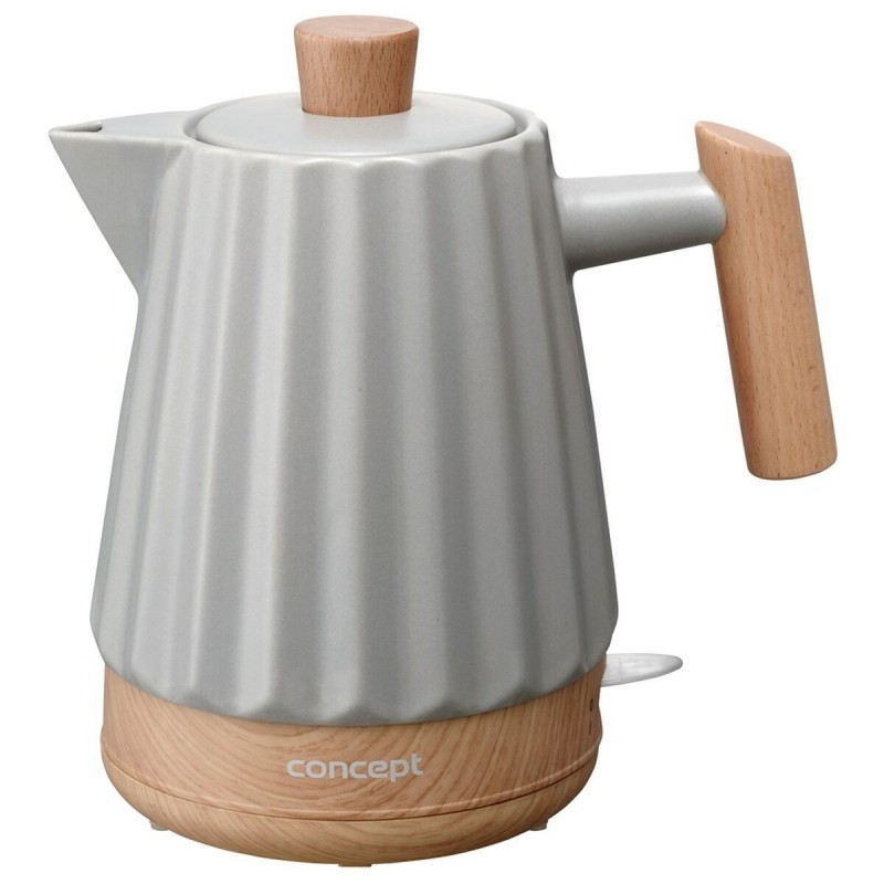 Bollitore Concept RK0091 Grigio chiaro Ceramica 1500 W 1,5 L