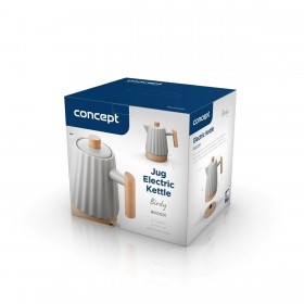 Bollitore Concept RK0091 Grigio chiaro Ceramica 1500 W 1,5 L