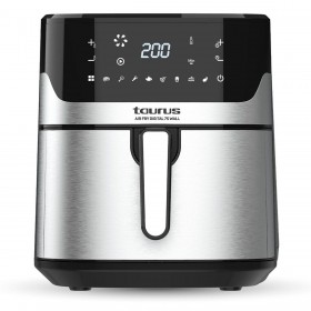 Friggitrice ad Aria Taurus 973993000 Nero Argentato 1600 W 6,5 L
