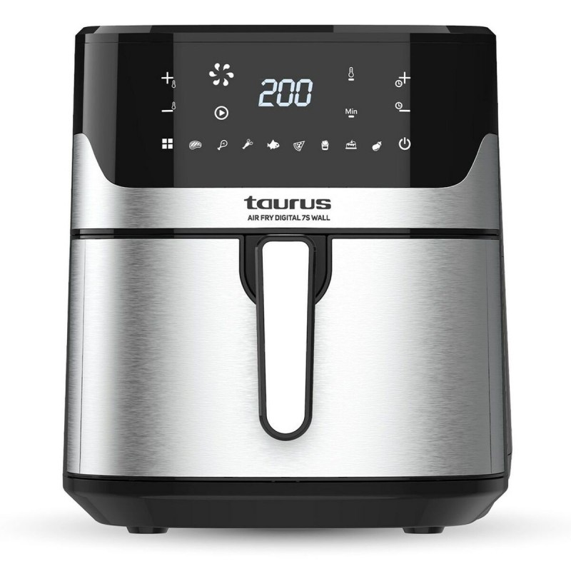 Friggitrice ad Aria Taurus 973993000 Nero Argentato 1600 W 6,5 L