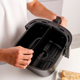 Friggitrice ad Aria Taurus 973993000 Nero Argentato 1600 W 6,5 L