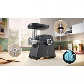Tritatutto BOSCH MFWS440B Nero Argentato Plastica 1900 W 2,5 Kg/min