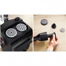 Tritatutto BOSCH MFWS440B Nero Argentato Plastica 1900 W 2,5 Kg/min