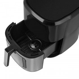 Friggitrice ad Aria N'oveen AF770 Nero Argentato 1700 W 6,5 L