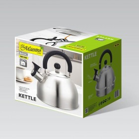 Teiera Feel Maestro MR-1300 Nero Argentato Acciaio inossidabile 2 L