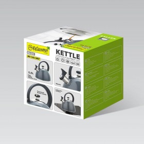 Teiera Feel Maestro MR-1302-GREY Nero Grigio Acciaio inossidabile 2,5 L